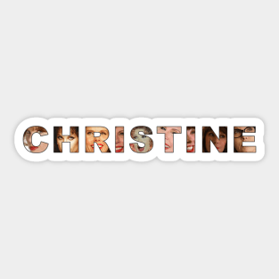 Christine Baranski CHRISTINE Sticker